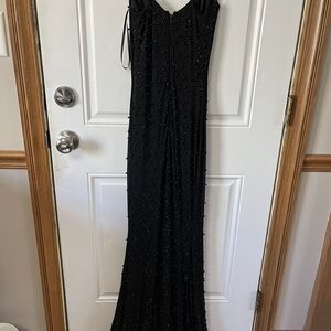 Windsor Black Beaded Prom Gown